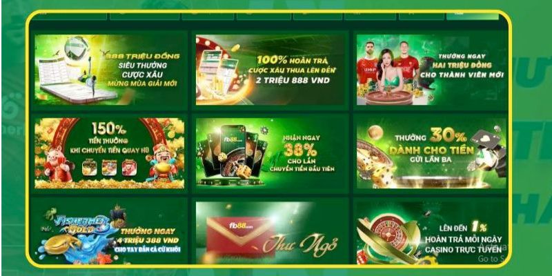 FB88 - Khuyến mãi tặng 150% tiền thưởng khi tham gia quay hũ