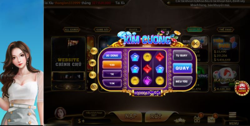 Nổ hũ kim cương - Chơi game hay, rinh ngay tiền thưởng về túi