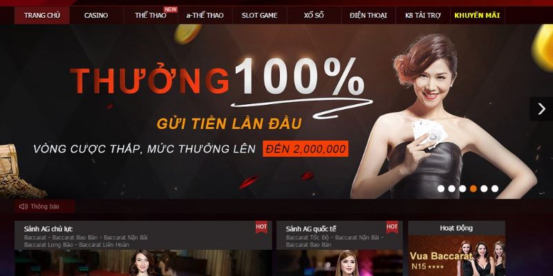 K8 - Sân chơi cá cược đổi thưởng uy tín hàng đầu châu Á